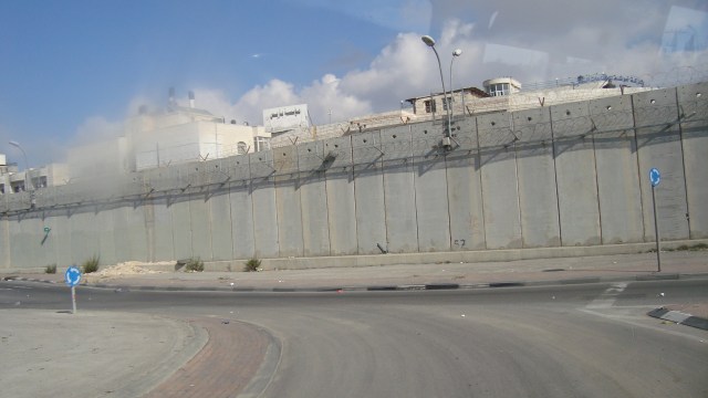 Israeli Separation Wall dividing East Jerusalem