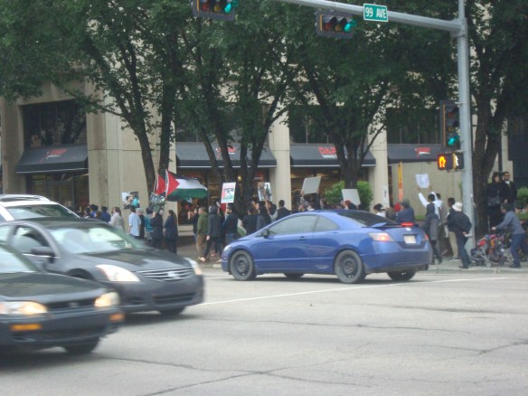 Al-Quds Day 109 St. Edmonton_25 July 2014 Photo: Sherry Ann